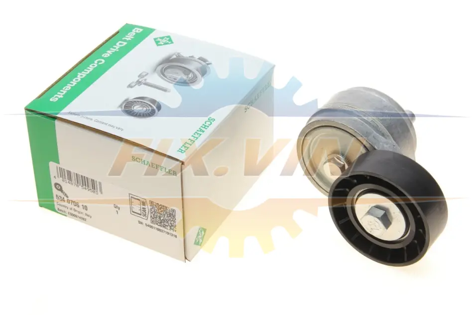 Натяжник ременя генератора Alfa Romeo Giuletta/Fiat Grande Punto 07- INA 534 0706 10 (фото 1)
