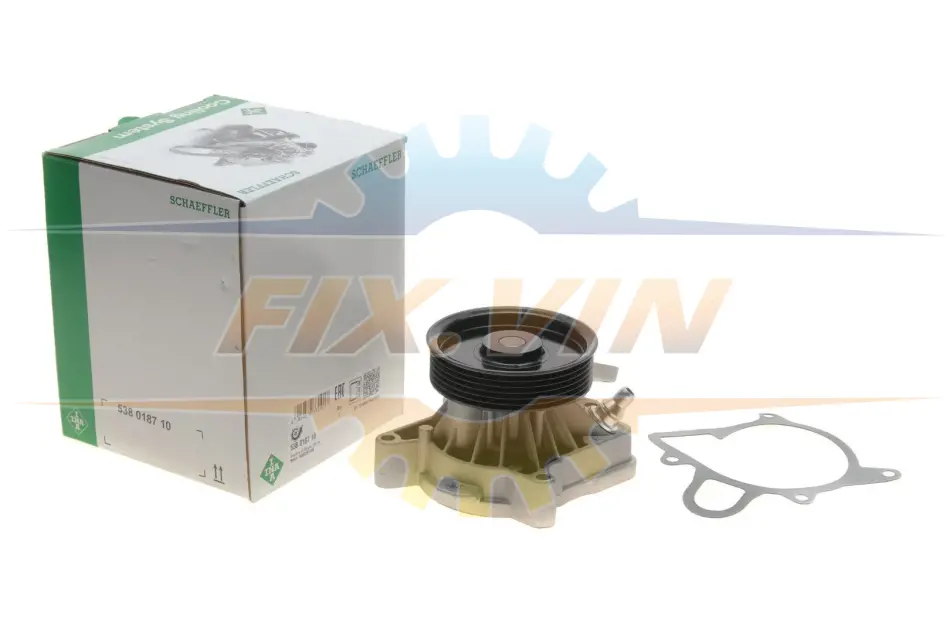Насос охолоджуючої рідини BMW 3 (E90), 3 (E91), 3 (E92), X3 (E83), X5 (E70) 3.0D 01.04-07.13 INA 538018710 (фото 1)