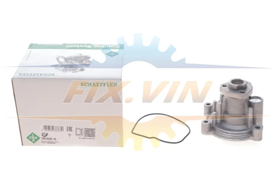 Водяний насос VW GOLF V (1K1) 1.4 FSI 10/03 - 02/09 (Вир-во) INA 538 0333 10 (фото 1)