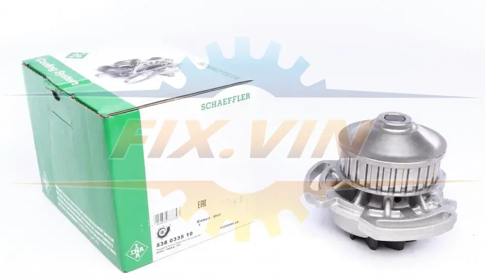 Насос водяний VW, AUDI Ruville 65420 (Вир-во) INA 538 0335 10 (фото 1)