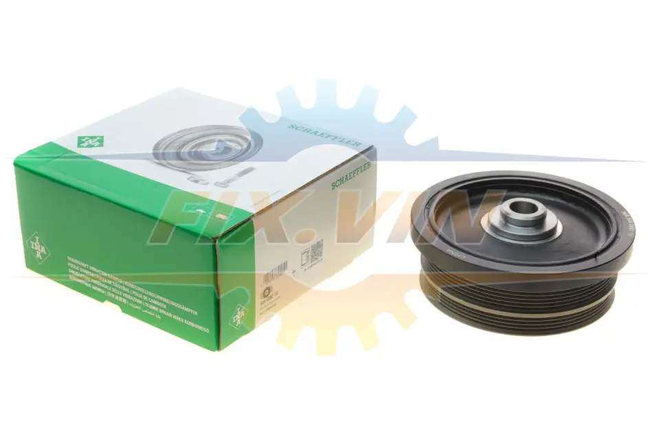 Шків колінвалу BMW 1 (E87)/3 (E90/E91)/5 (E60)/X3 (E83) 2.0D 02-12 (4PK+6PK) M47/N47 INA 544 0082 10 (фото 1)