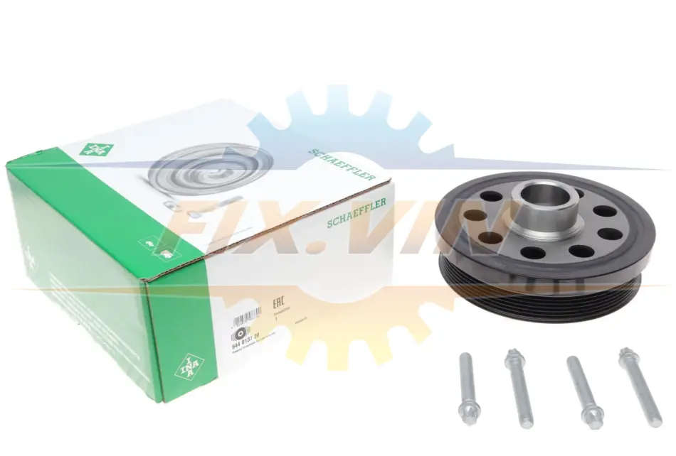 Шків колінвалу BMW 3 (E90/F30/F80)/ 5 (F10) 1.6-2.0 d 07- (з болтом), N47/M47 INA 544 0137 20 (фото 1)