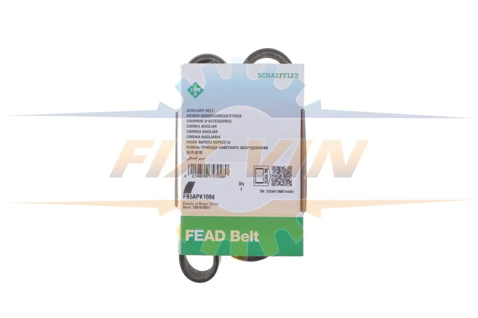 Ремінь генератора Fiat 500/500C/Panda 20- INA FB 5APK1084 (фото 1)