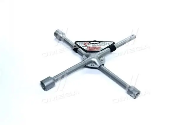 Ключ балонний хрестовий посилений, 14"x 355 м, D=16 мм, 17, 19, 1/2", 21 мм INTERTOOL Intertool HT-1604 (фото 1)