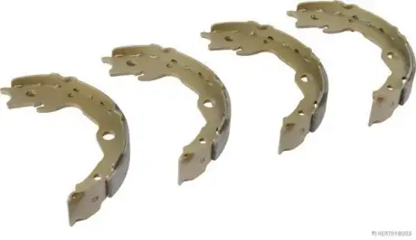 Колодки тормозные барабанные стояночн. тормоз NISSAN, TOYOTA (пр-во Jakoparts) JAKOPARTS J3511001
