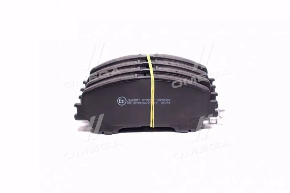 Колодки гальмівні дискові передні Nissan, Renault (вир-во Jakoparts) JAKOPARTS J3601007 (фото 1)