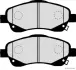 Колодки тормозные дисковые передние TOYOTA (пр-во Jakoparts) JAKOPARTS J3602112 (фото 2)