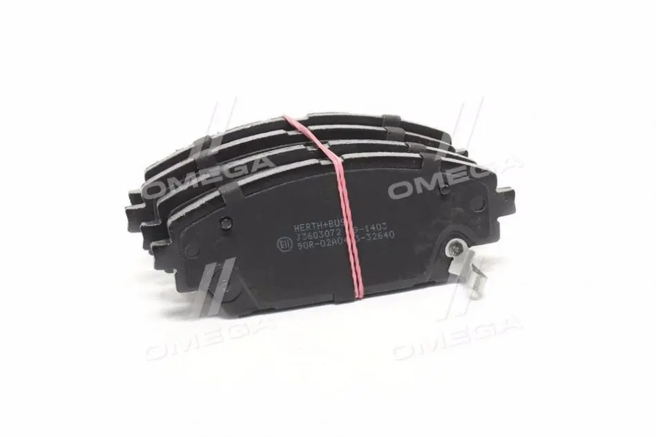 Колодки гальмівні передні дискові Mazda CX-3 15-, Mazda3 13- (вир-во Jakoparts) JAKOPARTS J3603072 (фото 1)