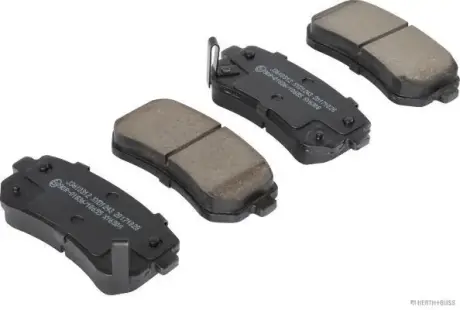 Колодки тормозные дисковые задние HYUNDAI, KIA (пр-во Jakoparts) JAKOPARTS J3610312