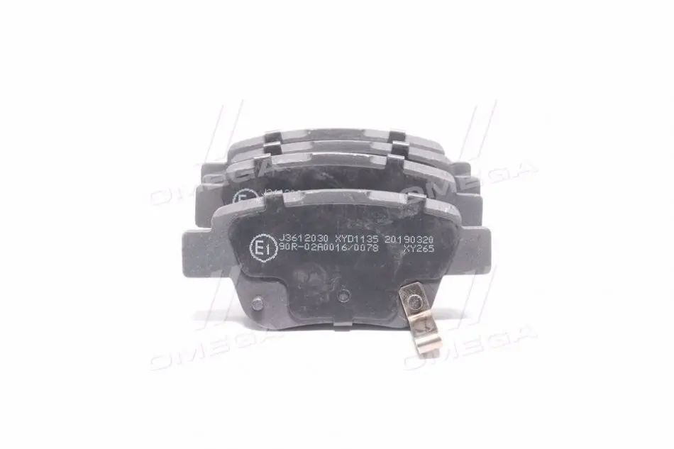 Колодки гальмівні Toyota AVENSIS (вир-во Jakoparts) JAKOPARTS J3612030 (фото 1)