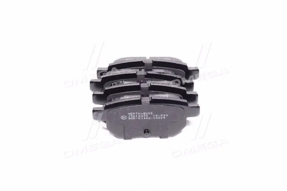 Колодки тормозные дисковые задние TOYOTA (пр-во Jakoparts) JAKOPARTS J3612033 (фото 1)