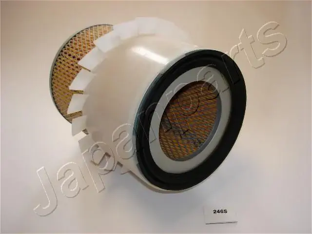 Фильтр воздушный круглый Mitsubishi Pajero, Pajero Sport, L200, 2.5TDI, 90-00 (MD620563, MR239466, MR323949, MZ311786, XR239466, XR323949) JAPANPARTS FA246S (фото 1)