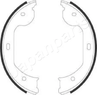 BMW К-т гальм. колодок стоянкового гальмоза 5 E60, 7 E65/E66, X5 E53, X3 E83 JAPANPARTS GF0104AF