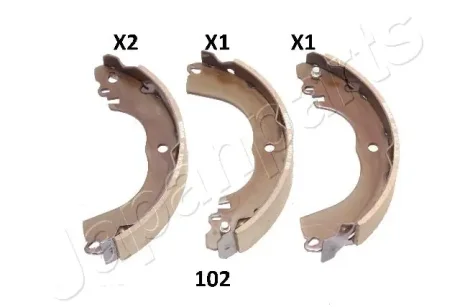 Комлект тормозных накладок JAPANPARTS GF102AF