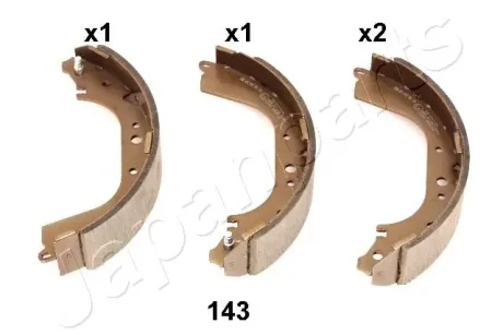 Комлект тормозных накладок JAPANPARTS GF143AF