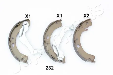 Комлект тормозных накладок JAPANPARTS GF232AF
