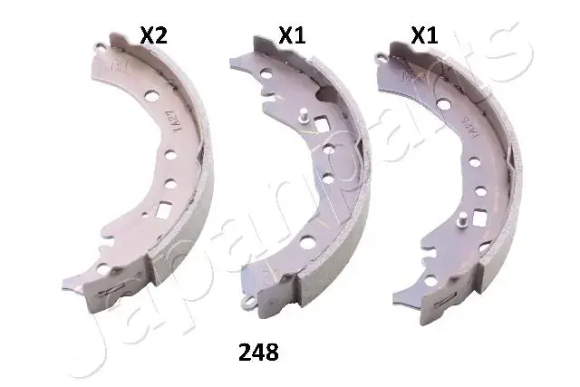 Комлект тормозных накладок JAPANPARTS GF248AF (фото 1)