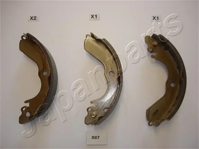 Комлект тормозных накладок JAPANPARTS GF587AF (фото 1)