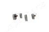 Комплект тормозных колодок JAPANPARTS PA0017AF (фото 3)