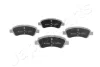 Комплект тормозных колодок JAPANPARTS PA0051AF (фото 1)