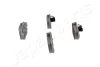 Комплект тормозных колодок JAPANPARTS PA0074AF (фото 3)