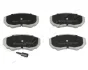 К-т гальмівних колодок CITROEN JUMPER 1000/1400kg JAPANPARTS PA0222AF (фото 1)