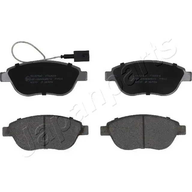 FIAT гальмівні колодки передн.Doblo 15- JAPANPARTS PA0278AF (фото 1)
