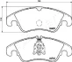 AUDI гальмівні колодки передн.A4,A5 07- JAPANPARTS PA0309AF (фото 2)