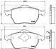 Гальмівні колодки SEAT P. ALHAMBRA 1,8-2,8 96-10 JAPANPARTS PA0312AF (фото 2)