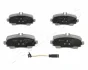 DB гальмівні колодки дискові Vaneo 01- JAPANPARTS PA0544AF (фото 1)