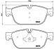 Гальмівні колодки PEUGEOT P. 308/407/508/RCZ 1,6-3,0 HDI 10-18 JAPANPARTS PA0620AF (фото 2)