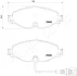 Japan Parts PA0907AF Комплект гальмівних накладок, дискове гальмо JAPANPARTS PA-0907AF (фото 2)