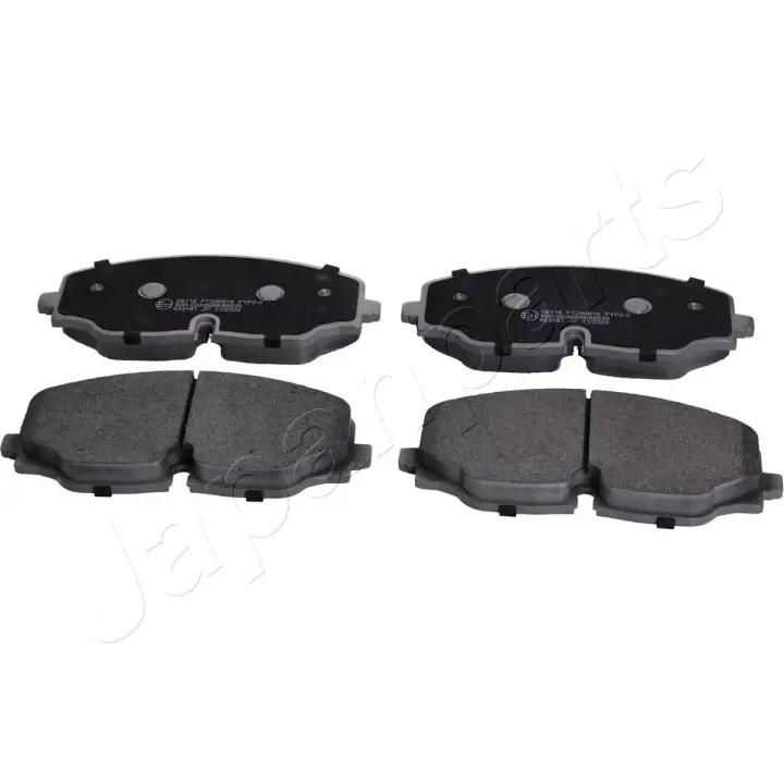 VW гальмівна колодка передн. ATLAS 16- JAPANPARTS PA09116AF (фото 1)