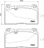 Гальмівні колодки AUDI P. Q5 2,0-3,2 QUATTRO12-17 JAPANPARTS PA0924AF (фото 2)