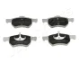 Комплект тормозных колодок JAPANPARTS PA096AF (фото 1)