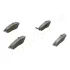 Japan Parts PA1002AF Комплект гальмівних накладок, дискове гальмо JAPANPARTS PA-1002AF (фото 4)