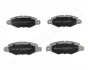 Комплект тормозных колодок JAPANPARTS PA114AF (фото 1)