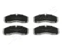 Комплект тормозных колодок JAPANPARTS PA122AF (фото 1)