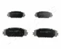 Комплект тормозных колодок JAPANPARTS PA230AF (фото 1)