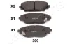Комплект тормозных колодок JAPANPARTS PA309AF (фото 2)