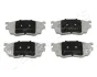 Комплект тормозных колодок JAPANPARTS PA318AF (фото 1)