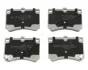 Комплект тормозных колодок JAPANPARTS PA342AF (фото 1)