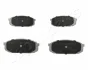 Комплект тормозных колодок JAPANPARTS PA353AF (фото 1)