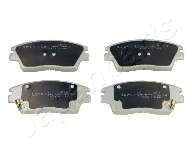 Japan Parts PAH24AF Комплект гальмівних накладок, дискове гальмо JAPANPARTS PA-H24AF (фото 1)