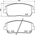 HYUNDAI гальмівні колодки передн. SANTA FE IV 18-, KIA SORENTO III 15- JAPANPARTS PAH30AF (фото 2)