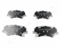 Комплект тормозных колодок JAPANPARTS PAK24AF (фото 1)