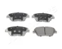 Комплект тормозных колодок JAPANPARTS PAK28AF (фото 1)