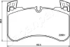 LAND ROVER Комплект гальмівних колодок передн. DISCOVERY V 3.0D 16- JAPANPARTS PAL15AF (фото 2)
