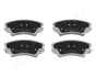 Комплект тормозных колодок JAPANPARTS PAW16AF (фото 1)