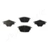 Japan Parts PP0019AF Комплект гальмівних накладок, дискове гальмо JAPANPARTS PP-0019AF (фото 2)